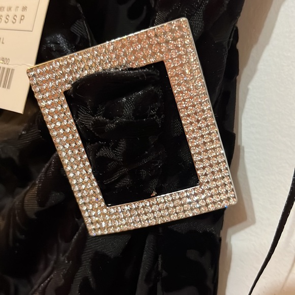 NWT ZARA BUCKLED JAQUARD DRESS , SIZE S - Picture 3 of 8